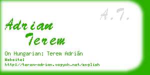 adrian terem business card