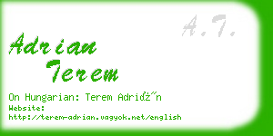 adrian terem business card